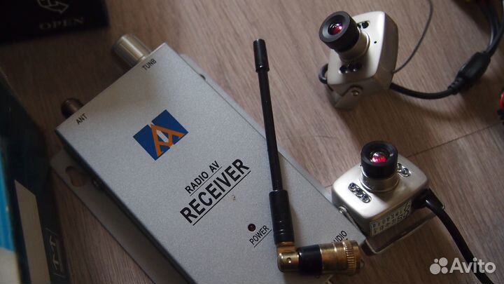 Видеокамера/видеоглазок с передатчиком и сканером