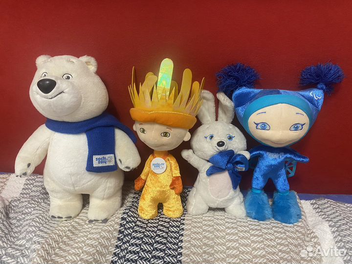 Игрушки мягкие символы олимпиад