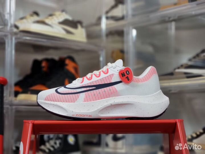 Кроссовки Nike Zoom Fly 5 White Bright Crimson