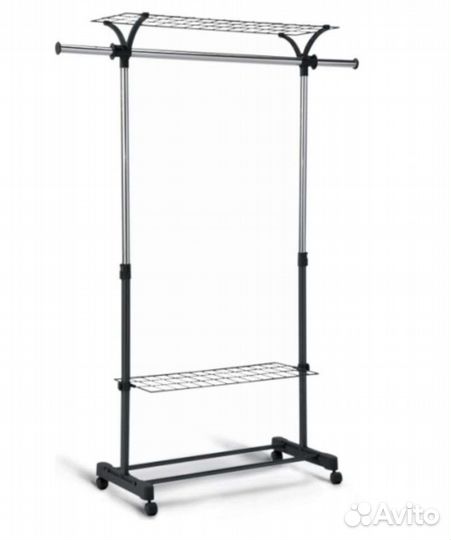 Вешалка напольная на колесах