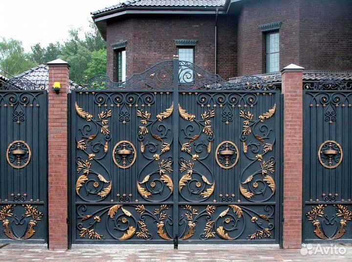 Кованые ворота