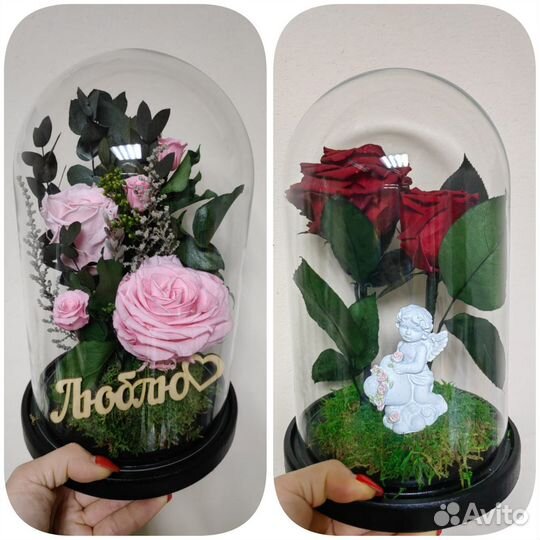 Роза в колбе. Цветы букеты. Подарки. Арт269, от