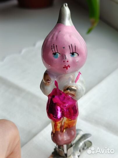 Ёлочная игрушка СССР Чиполлино