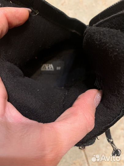 Zara ботинки на мальчика 37