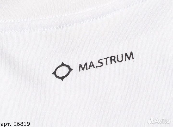 Футболка mastrum big logo Белая