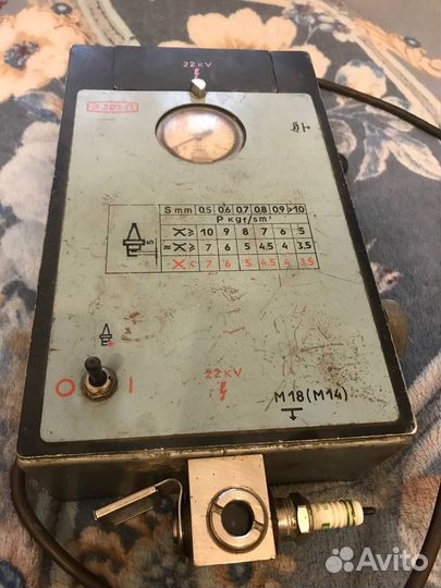 Прибор проверки свечей зажигания под давлением Э20