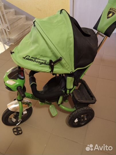 Велосипед с родительской ручкой