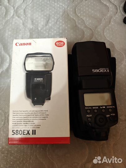 Вспышка Canon speedlite 580ex ii