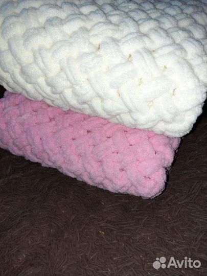 Плед вязаный