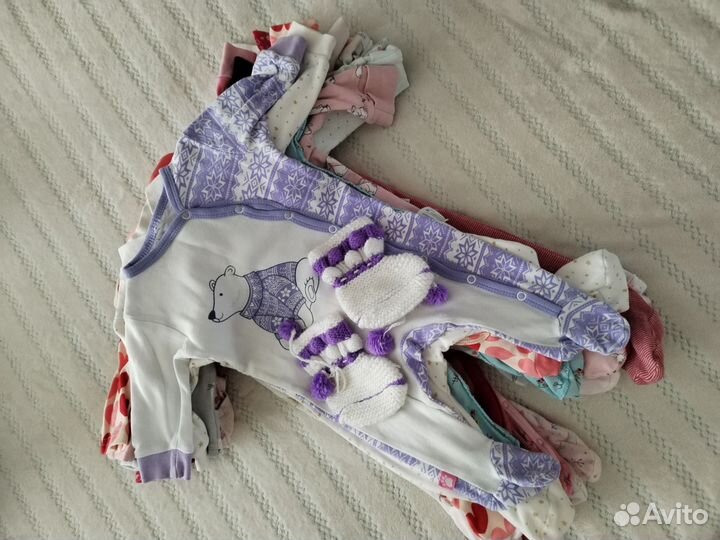 Пакет вещей на девочку размер 62-68