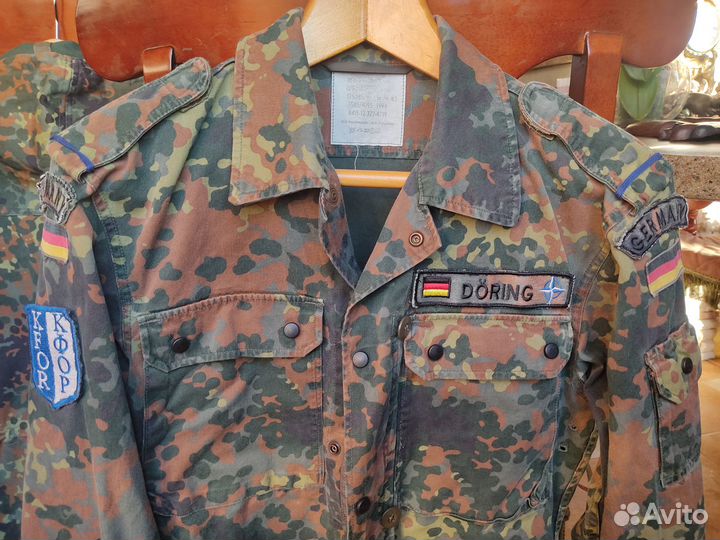 Рубашка Парка Флектарн Форма Бундесвер 90-е «284