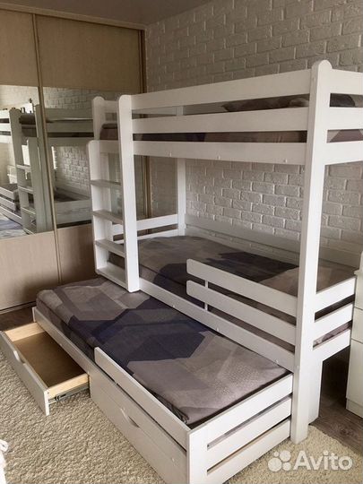 Детская двухярусная кровать Гарантия качества