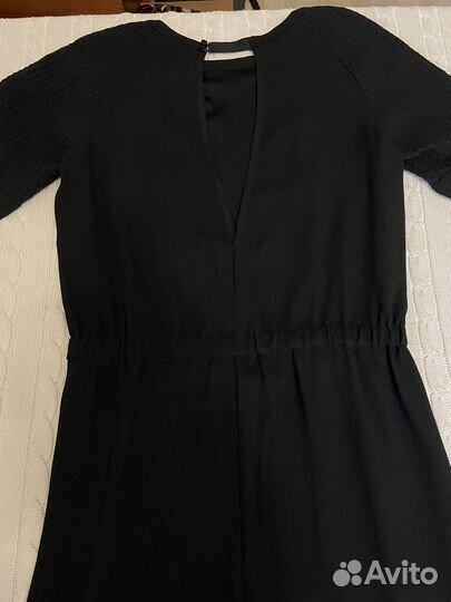 Комбинезон benetton черный с вырезом S-M