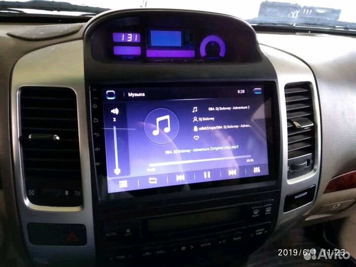 Штатная магнитола Toyota Land Cruiser Prado 120 (2