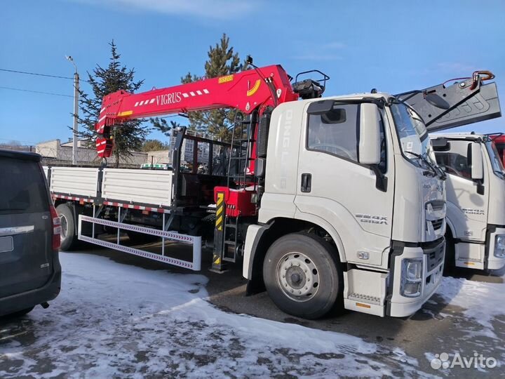 Бортовой грузовик Isuzu Giga CYZ52T с КМУ VIGRUS, 2024