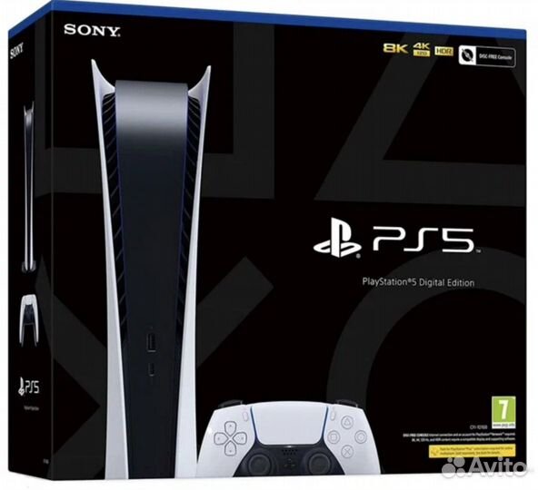 Sony PlayStation 5 + 2 геймпада + камера + пульт