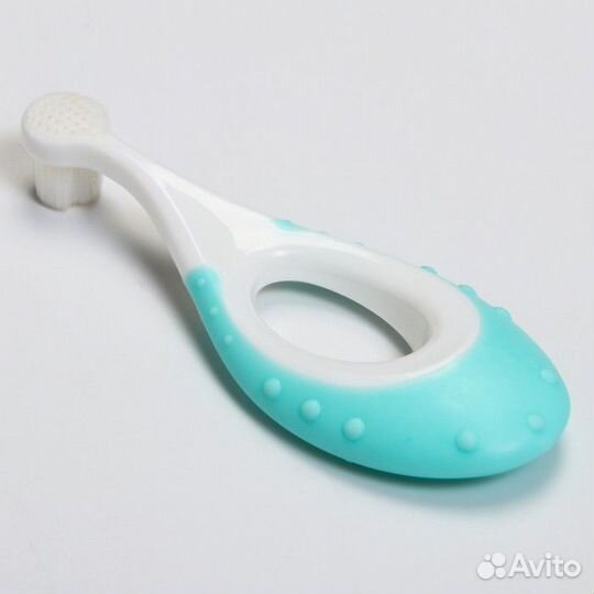 Детская зубная щетка, нейлон, с ограничителем, цве