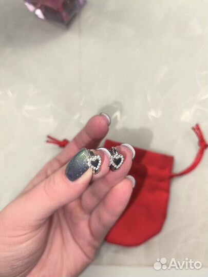 Серьги серебро