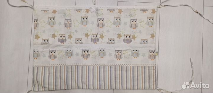 Органайзер на детскую кроватку с карманами