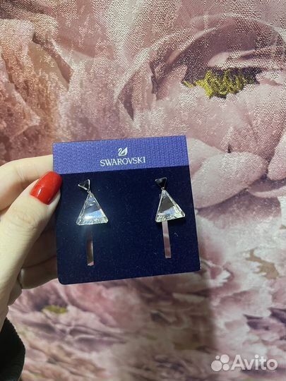 Серьги swarovski