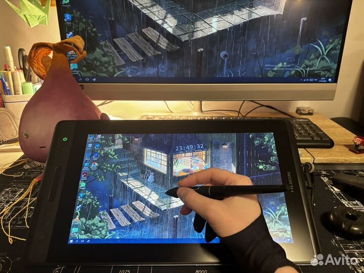 Графический планшет с экраном huion Kamvas pro 13