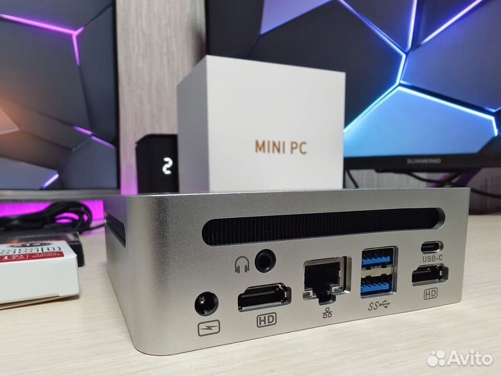 Мини пк UIG AMD Ryzen 7 5825U 48Гб 512Гб