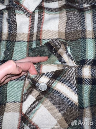 Куртка рубашка теплая женская