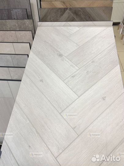 Кварцвиниловый ламинат елочка