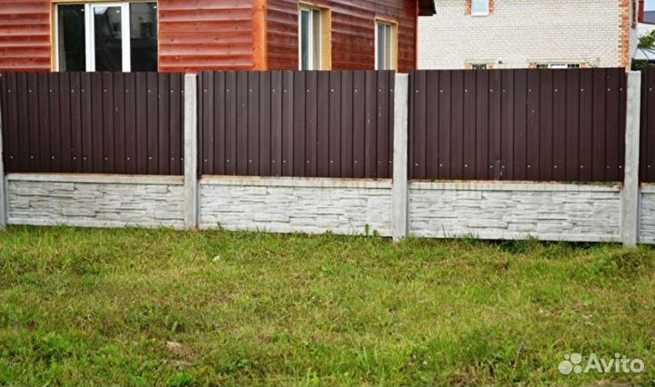 Забор металлический профессионально качественно