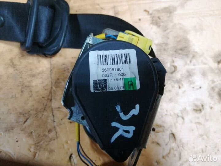 Ремень безопасности задний Porsche Cayenne 955