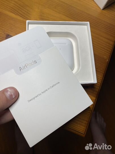 Беспроводные наушники apple airpods 2