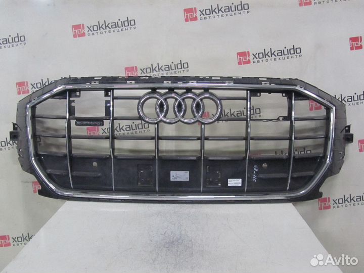 Решетка радиатора, Audi Q8, 4M, 2018-2023г., черн