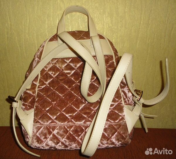 Рюкзак Love Republic бархатный розовый