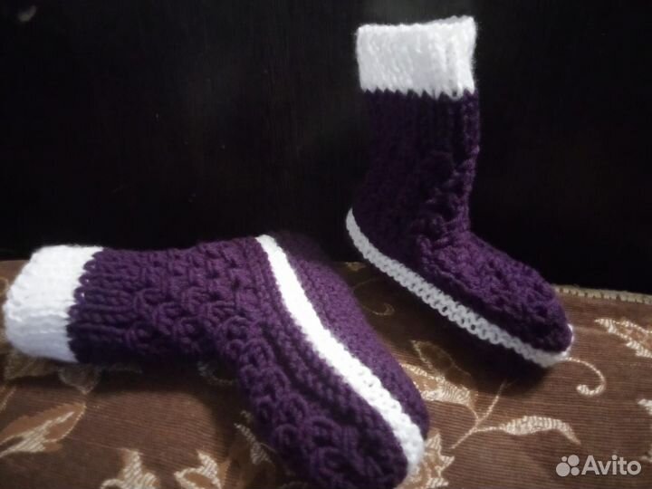 Носки вязаные ручной работы женские