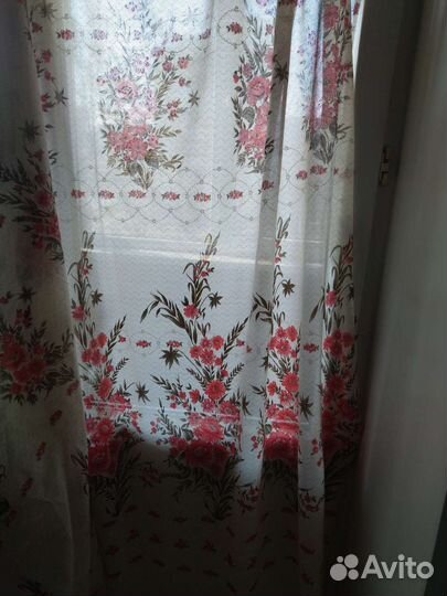 Шторы тюль с люрексом 370*235 и белая 380*165