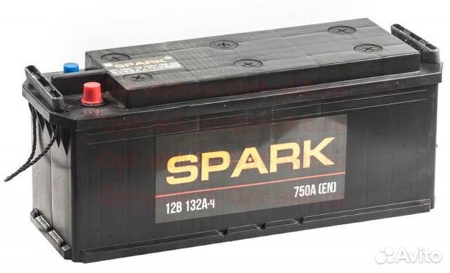 Аккумулятор spark 6ст-132Ач о.п