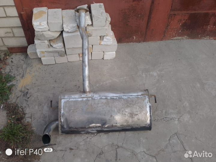 Глушитель на hyundai tucson lx20