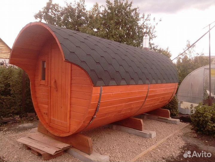 Баня бочка из кедра