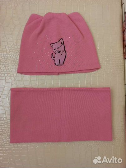 Ветровка для девочки р.86, летние шапочки и снуд