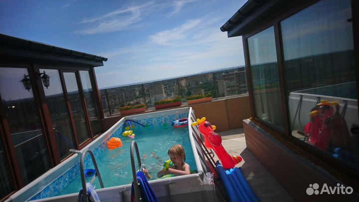 Каркасный бассейн прямоугольный