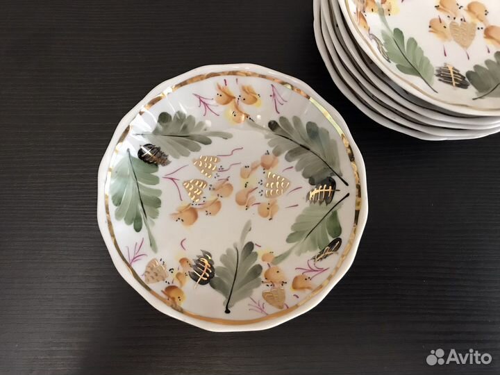 Чайный сервиз. Вербилки. «Горюн трава»