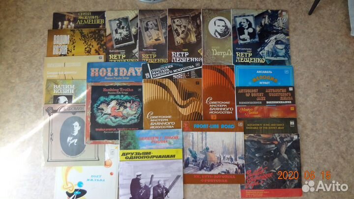 Советские песни, романсы на пластинках