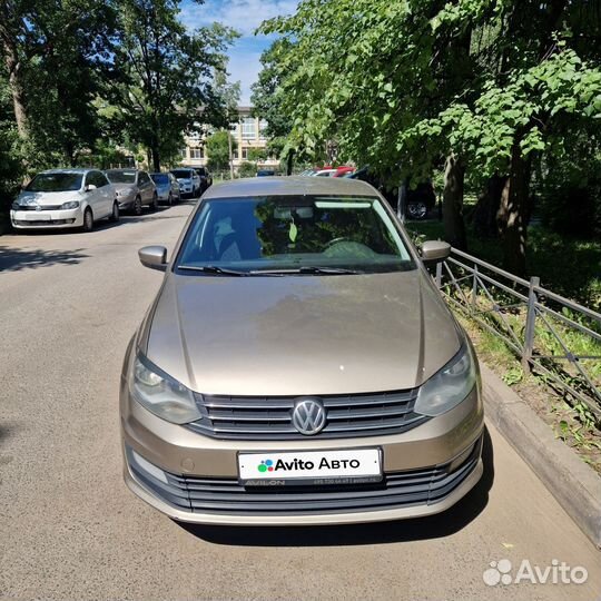 Volkswagen Polo 1.6 AT, 2016, 139 800 км