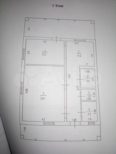 Дом 123 м² на участке 12 сот.