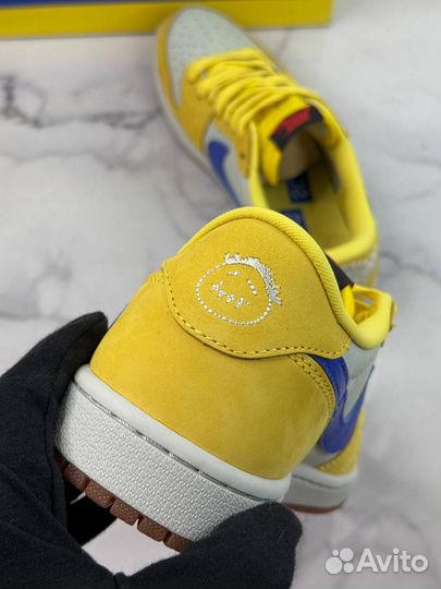 Кеды Travis Scott X Air Jordan 1 Retro Low Canary Премиум качество