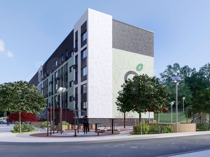 2-к. квартира, 57,4 м², 4/5 эт.