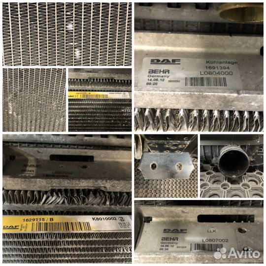 Кассета радиаторов Daf XF 105 разбор