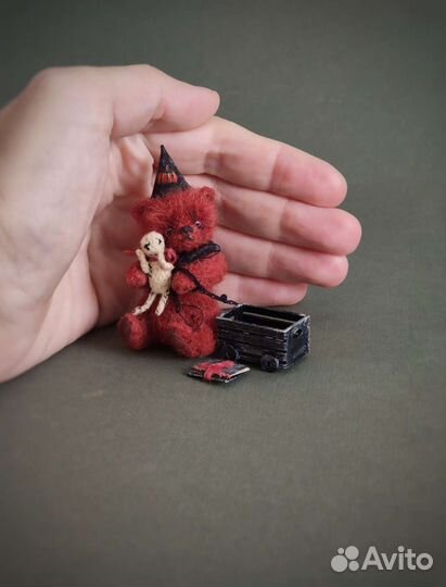 Мишка Тедди игрушка миниатюра коллекционная