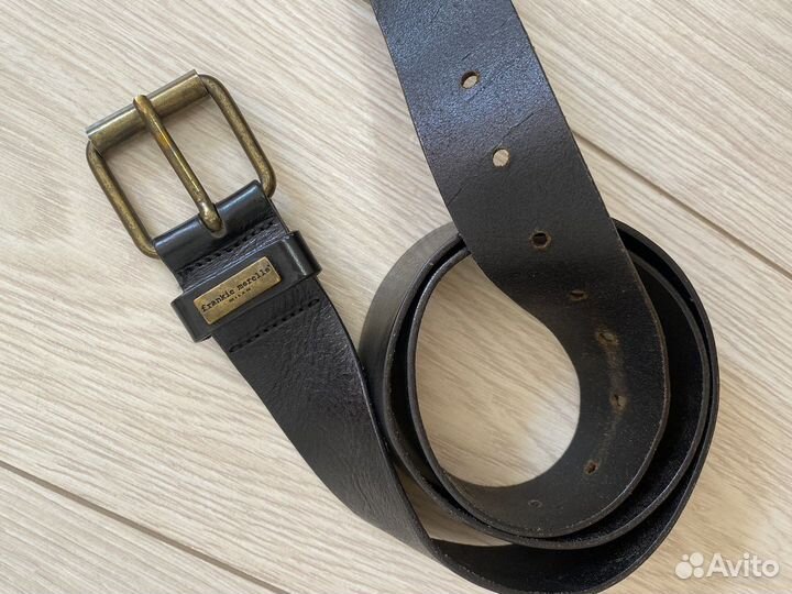 Мужской кожаный ремень frankie morello италия