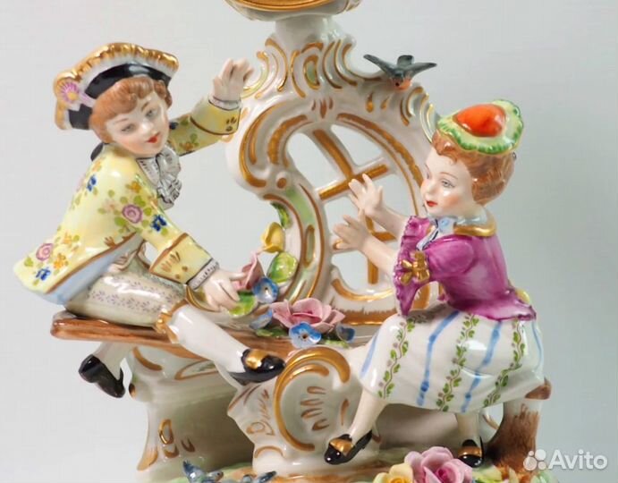 Старинные часы с маятником. Sandizell. Германия